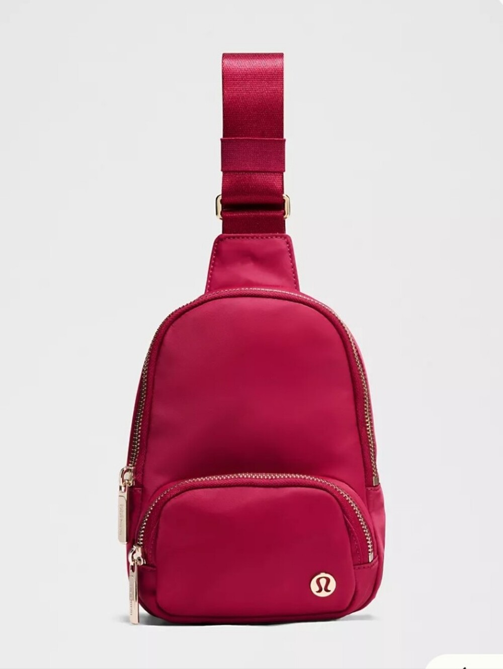 Lululemon Everywhere Sling Bag-  red/wine. NEW, 2L